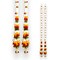 2 Strings Artificial Fabric Jasmine Garland for Festivals Pooja Indian Muslim Wedding Home Decor - Housewarming Diwali Eid Decorations - Mehndi Haldi Party Day of the Dead Door Hanging